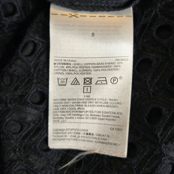 Banana Republic Women's Black Romper Sleeveless Size 8 NWT - Picture 13 of 13